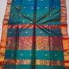 Pure Maheshwari Silk Dual Tone Saree with Pipe Butta Saree