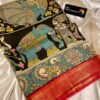 Pure Kalamkari Silk Saree