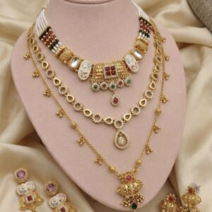 Royal Layered Heritage Necklace Set (No. 80)