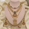 Heritage Elephant Pendant Layered Necklace Set (No. 129)