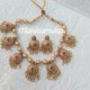 Premium Traditional Rajwadi Polish Jewellery Set