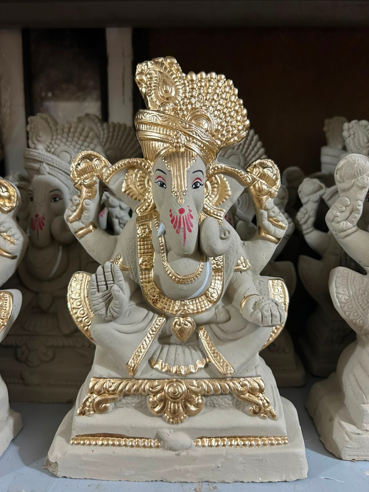 Maharaja Throne Ganesh Idol