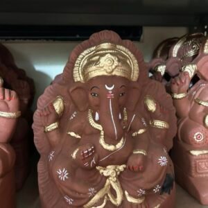 Floral Terracotta Blessing Ganesh
