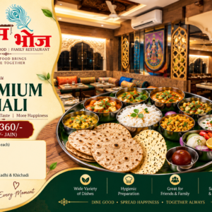 2. Premium Thali – More Variety, More Happiness